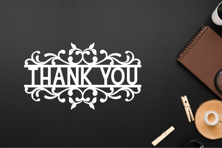 Thank You Papercut, Thank You Cut Files, Thank You Lasercut