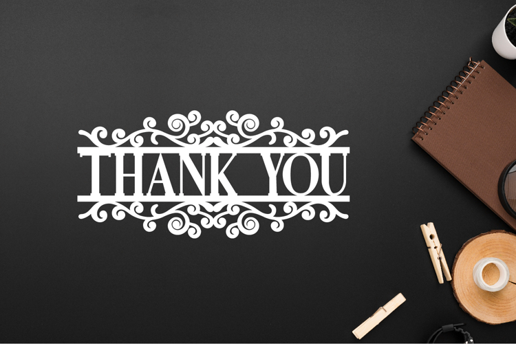 Thank You Papercut, Thank You Cut Files