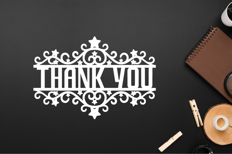 Thank You Papercut, Thank You Cut Files