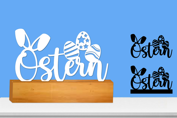 Frohe Ostern Cut file, Happy Easter SVG Laser file