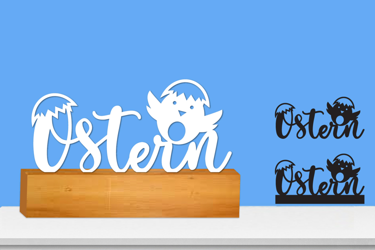 Frohe Ostern Cut file, Happy Easter SVG Laser file