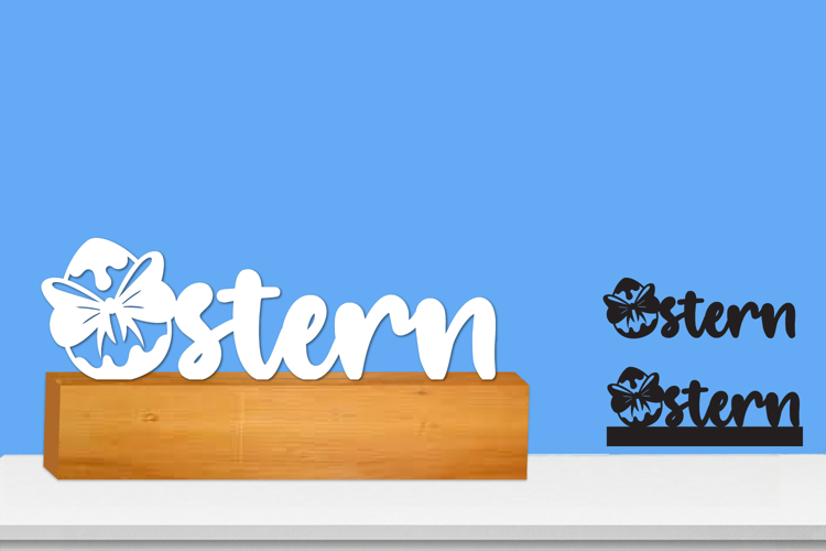 Frohe Ostern Cut file, Happy Easter SVG Laser file
