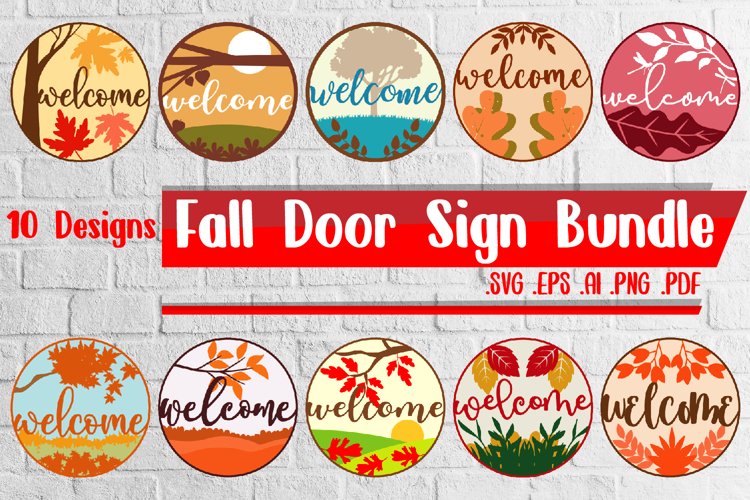 Fall Layered Door Sign | Bundle