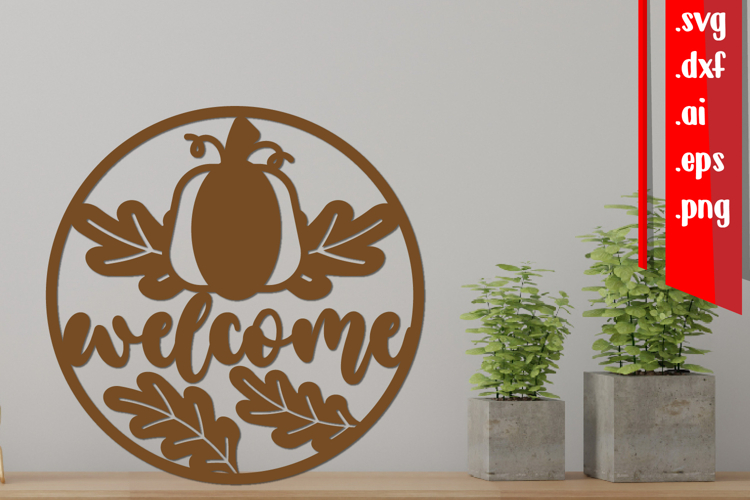 Round Welcome Sign SVGs Image 2