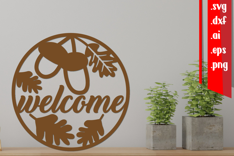 Round Welcome Sign SVGs Image 3
