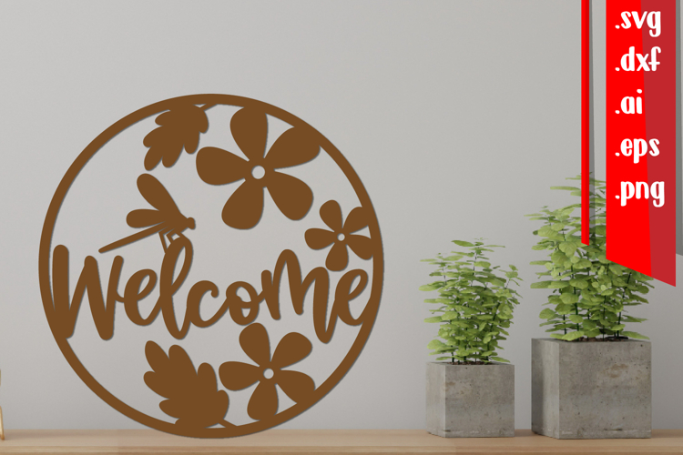 Round Welcome Sign SVGs