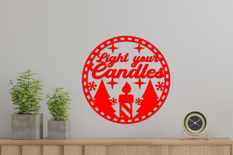 Christmas Coaster, Cake topper, Christmas Cut files, round