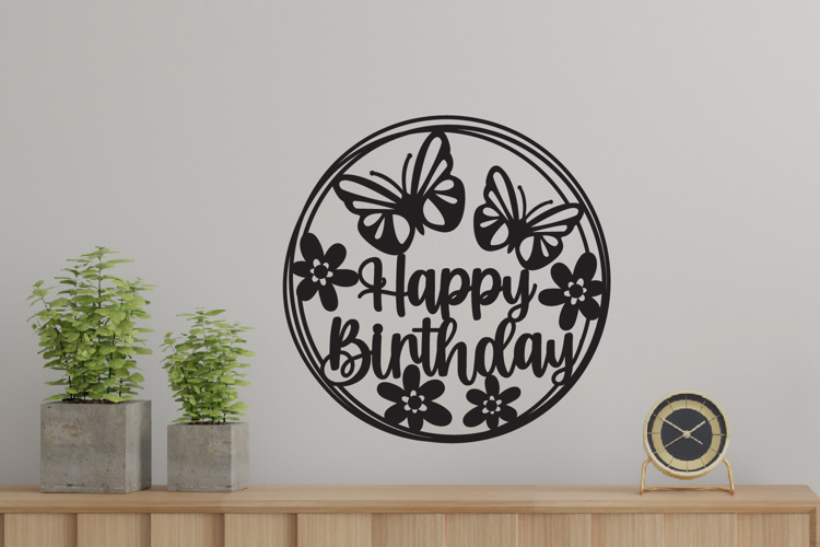 Birthday Cut files, Birthday Sign, Birthday Cake topper