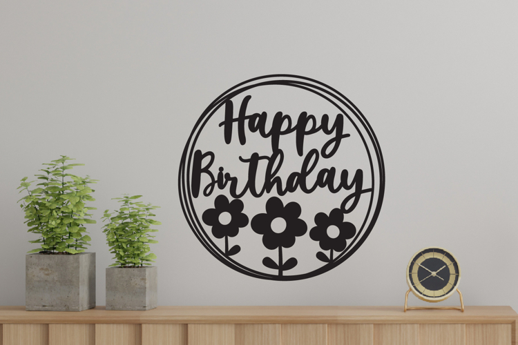 Birthday Cut files, Birthday Sign, Birthday Cake topper