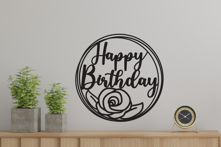 Birthday Cut files, Birthday Sign, Birthday Cake topper