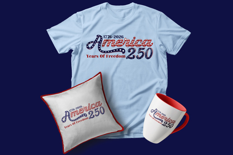 Retro America 250th Anniversary, USA 250th, 4th of July png