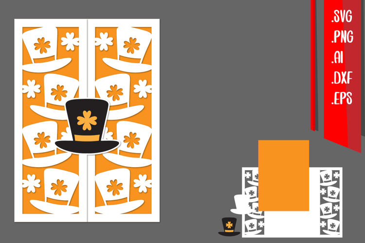 St Patrick Trifold Pocket card