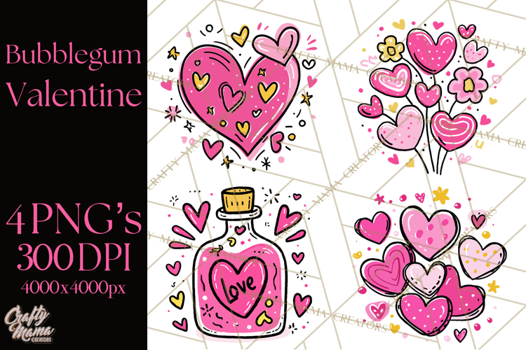 Candy Hearts Png Image 9