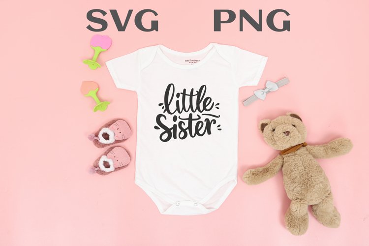 Little sister quote Svg Png
