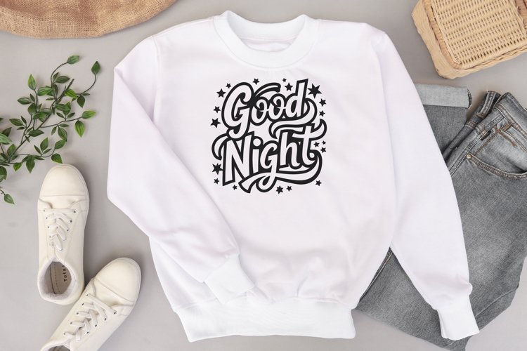 Good night quote Svg Png