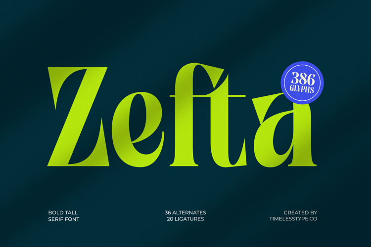 Modern Serif Font Image 12