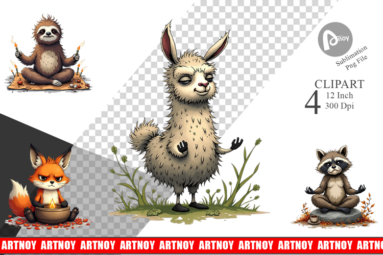 Zen Fail Critters Clipart