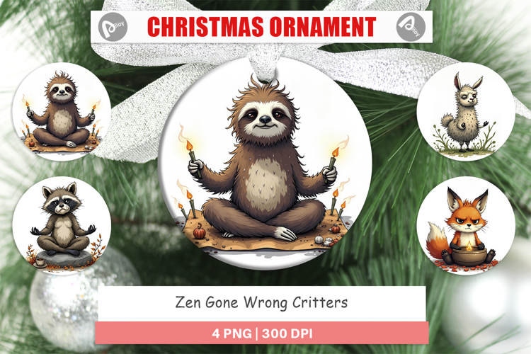Ornament Zen Fail Critters