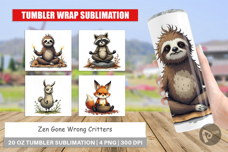 Tumbler Zen Fail Critters