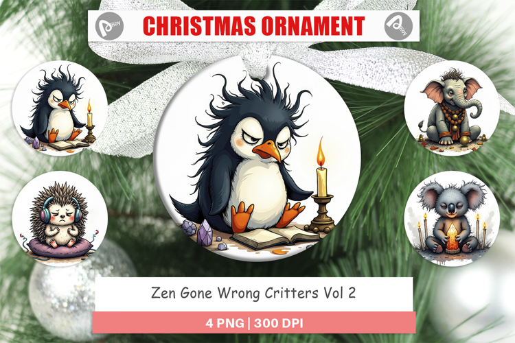 Ornament Zen Fail Critters