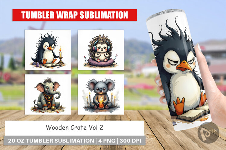 Tumbler Zen Fail Critters example image 1