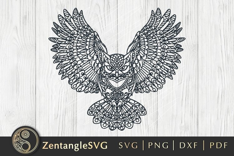 Owl SVG, Mandala Owl SVG cut file, Owl Cutting Template (1711575 ...