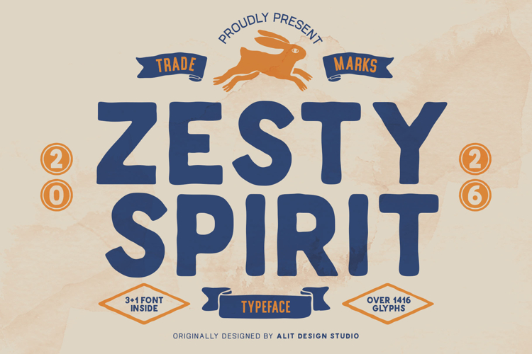 Zesty Spirit Typeface