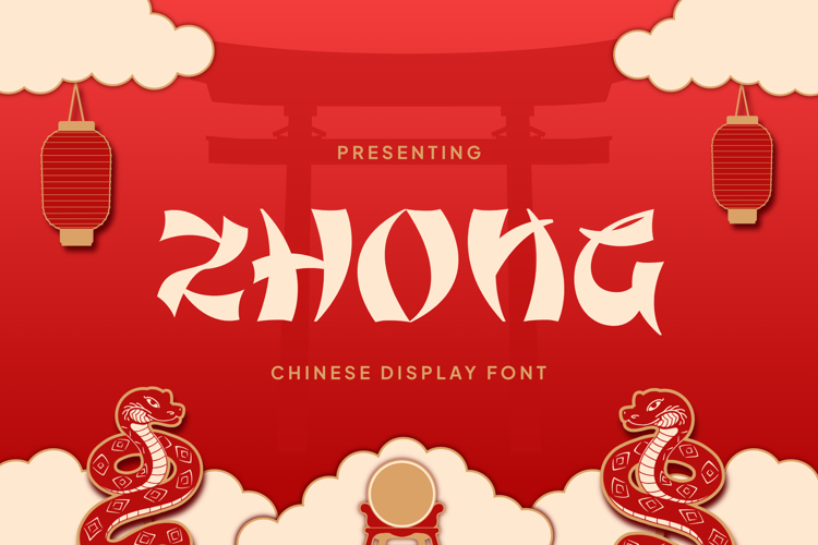 Zhong - Traditional Asian Typeface