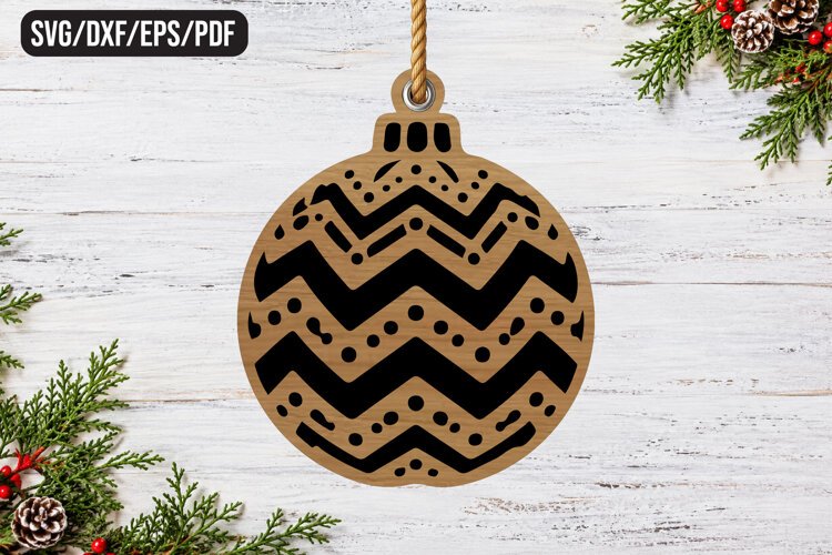 Zigzag Pattern Laser Cut Design example image 1