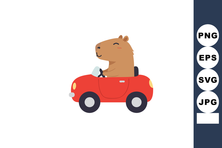 Red Car Clipart Image 3