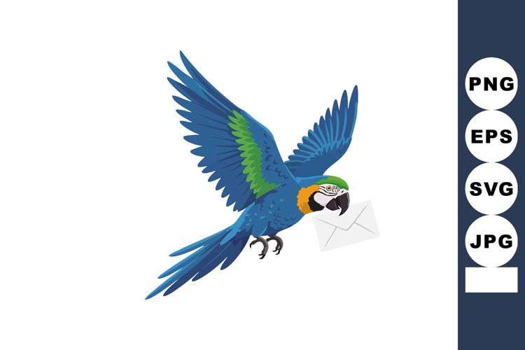 Bird Flying Clipart Image 2