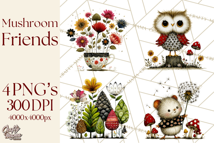 Woodland Animals Clipart Image 9