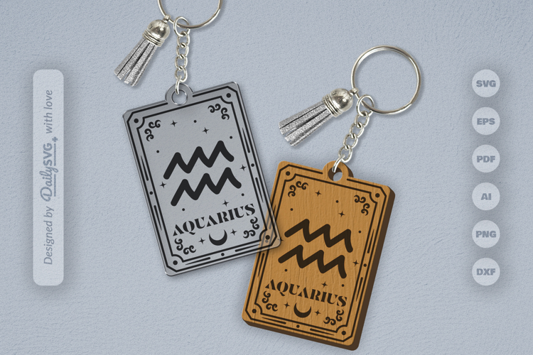 Round Keychain Svg Image 11