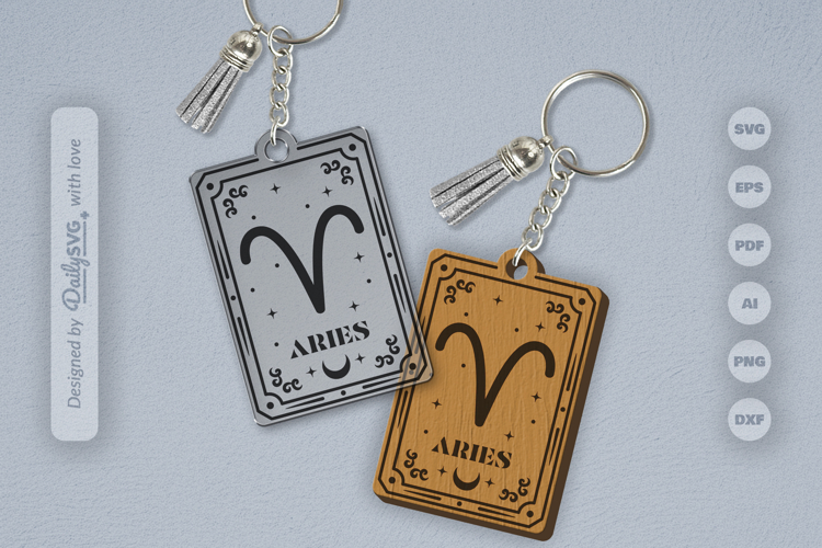 Round Keychain Svg Image 12