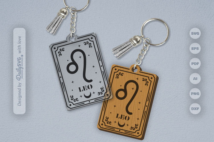 Round Keychain Svg Image 7