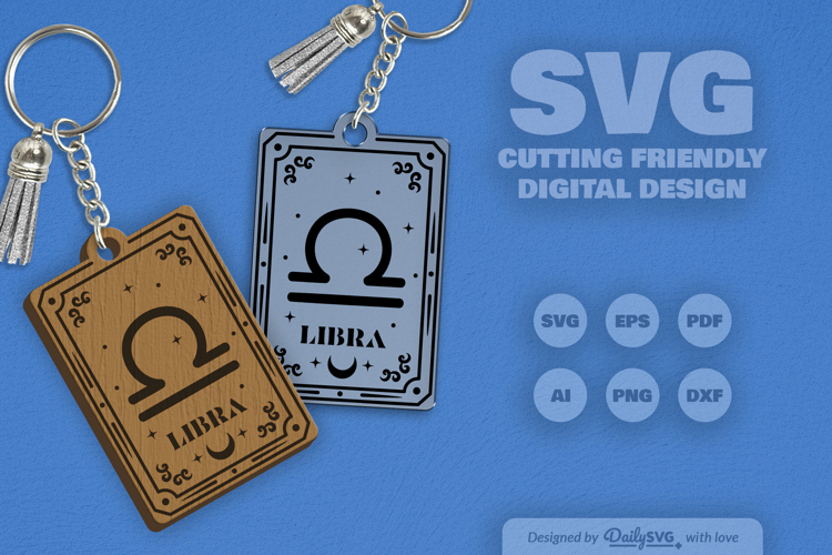 Round Keychain Svg Image 6