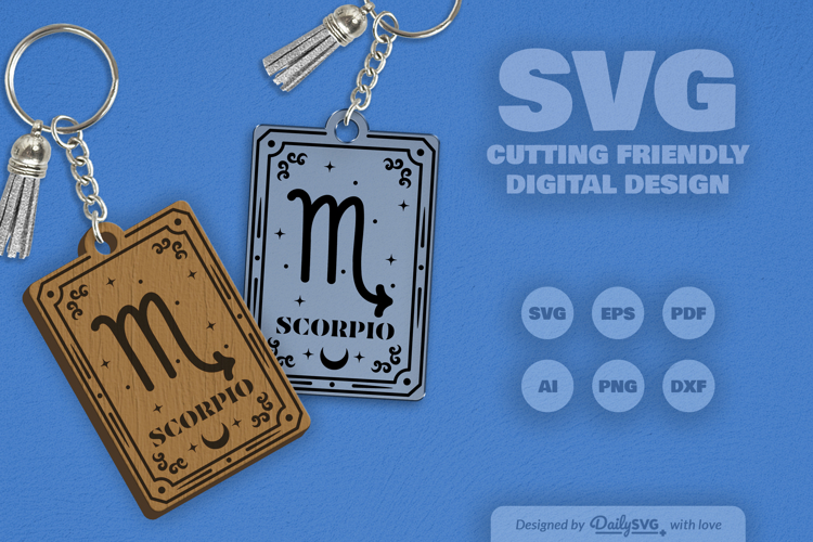 Round Keychain Svg Image 3