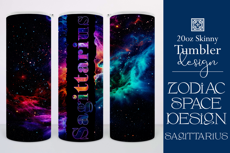 Zodiac Tumbler Wrap, Astrology Tumbler Wrap, Sagittarius