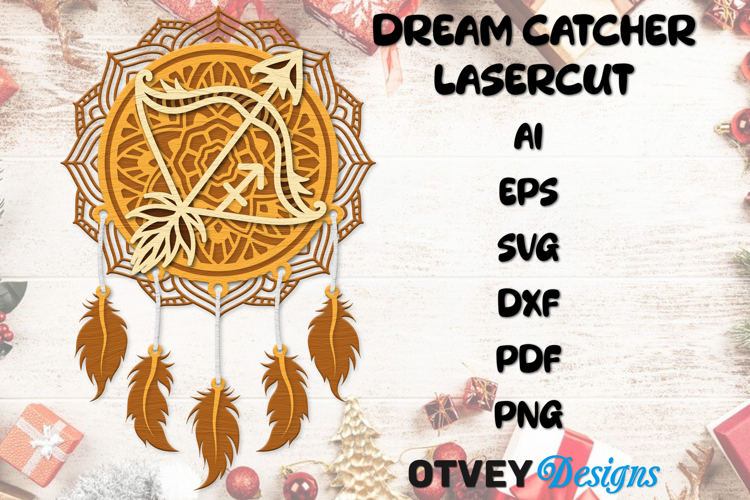 3D Zodiac Dream Catcher Ornaments Lasercut