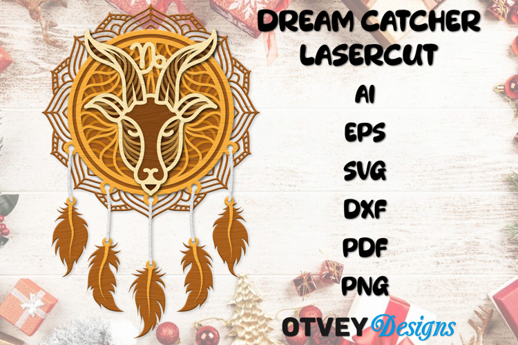 3D Zodiac Dream Catcher Ornaments Lasercut