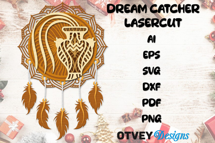 3D Zodiac Dream Catcher Ornaments Lasercut