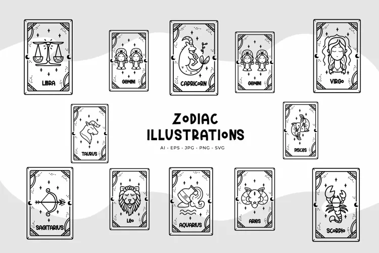 Zodiac Illustrations