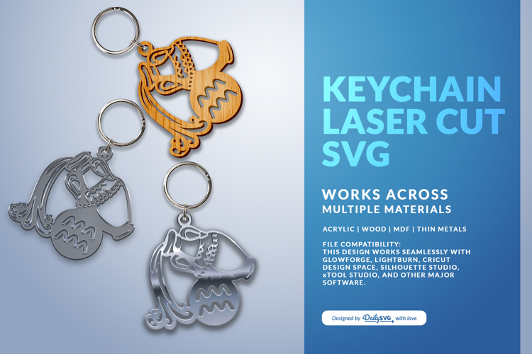 Acrylic Keychain Svg Image 4