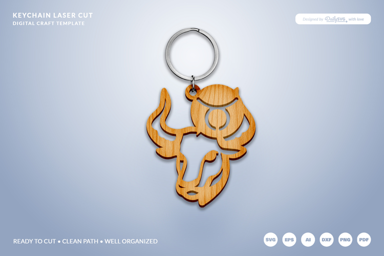 Acrylic Keychain Svg Image 9