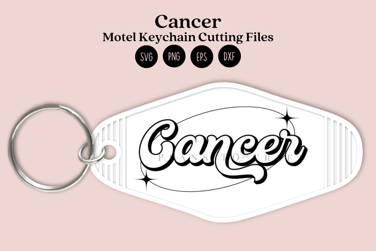 Zodiac Motel Keychain SVG | Celestial Keychain Design