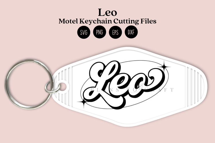 Zodiac Motel Keychain SVG | Celestial Keychain Design