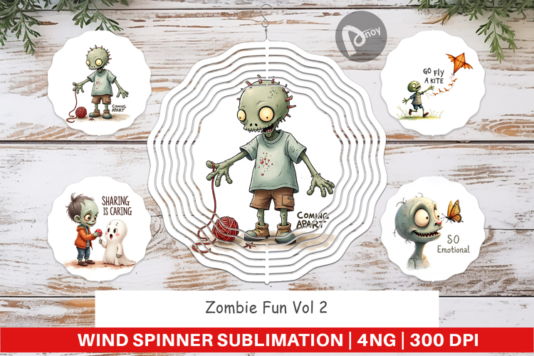 Zombie Fun Wind Spinner