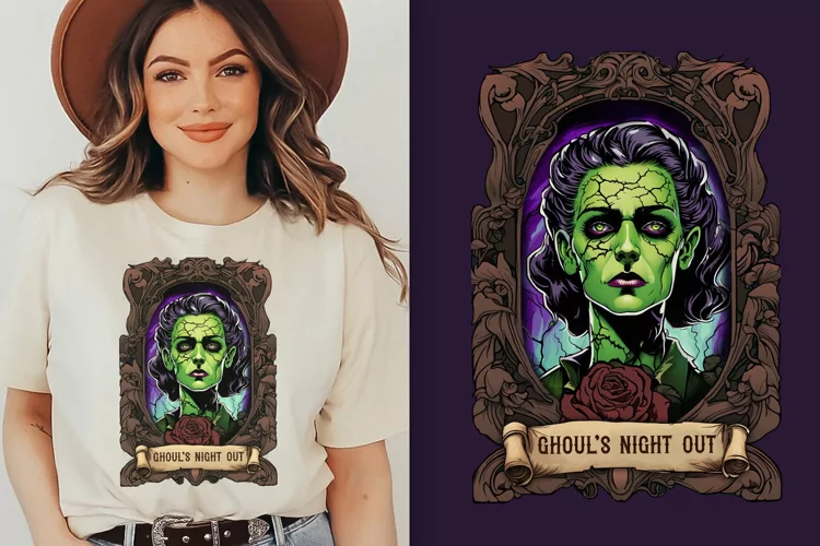 Halloween Portrait Zombie Lady Ghouls Night Out