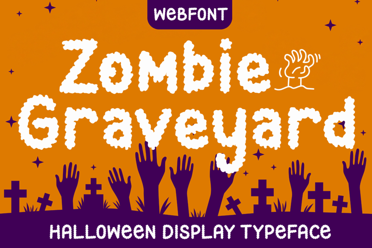 Zombie Graveyard - A Halloween Font
