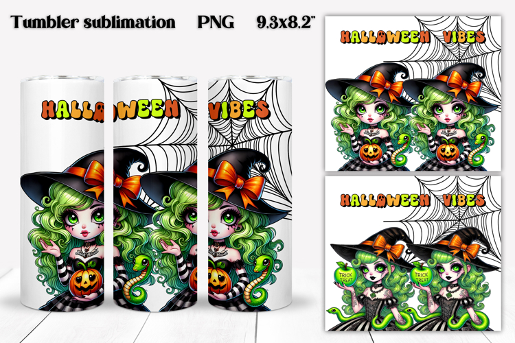 Halloween zombie tumbler wrap | Halloween zombie sublimation